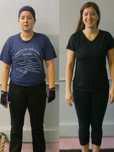 Glatter Fitness weight loss journey: Before-and-after success.